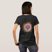 ゴシック系女子の個性派ドクロTシャツ - ユーモア溢れるデザイン Tシャツ (裏面フル)