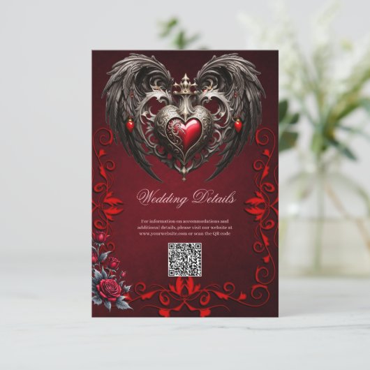 ゴシック素晴らしハート エンクロージャーカード (スタンド正面)