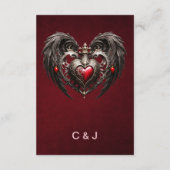 ゴシック素晴らしハート エンクロージャーカード (裏面)