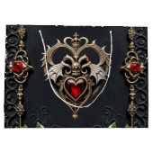 ゴシック素晴らしハート ラージペーパーバッグ (裏面)