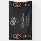 ゴシック素晴らしハート 横断幕 (縦)