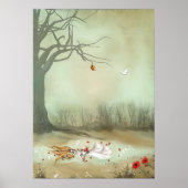 ゴシック素朴アートシェイクスピアOpheliaポスター ポスター (正面)