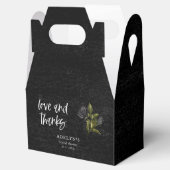 ゴシック素朴バラブライダルシャワー フェイバーボックス (オープン)