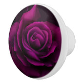 ゴシック紫色のバラ セラミックノブ (右)