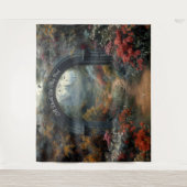 ゴシック結婚のアーチぶら下がった壁自撮り駅 タペストリー (正面)