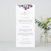 ゴシック結婚のメニューカードハローウィンパーティN100 メニュー (スタンド正面)