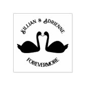 ゴシック結婚スのキスをする黒豚カスタム病 ラバースタンプ (インプリント)