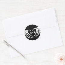 ゴシック結婚スのステッカー、ハロウィン結婚ズ