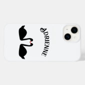 ゴシック結婚スのブキスをするラクスワン名前をカスタムする Case-Mate iPhoneケース (裏面 (横))