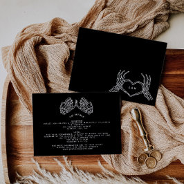 ゴシック結婚スの骨組み手結婚の詳細 エンクロージャーカード