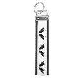 ゴシック結婚スキスをするラベパターン(の模様が)あるンス リストバンドキーホルダー (鍵トップ)