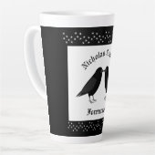 ゴシック結婚スキスをするラヴカスタムァン カフェラテマグ (左アングル)