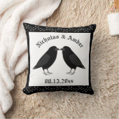 ゴシック結婚スキスをするラヴカスタムァン クッション (ブランケット)