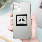 ゴシック結婚スキスをするラヴカスタムァン シール (スマートフォン)