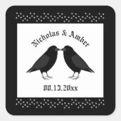 ゴシック結婚スキスをするラヴカスタムァン スクエアシール (正面)