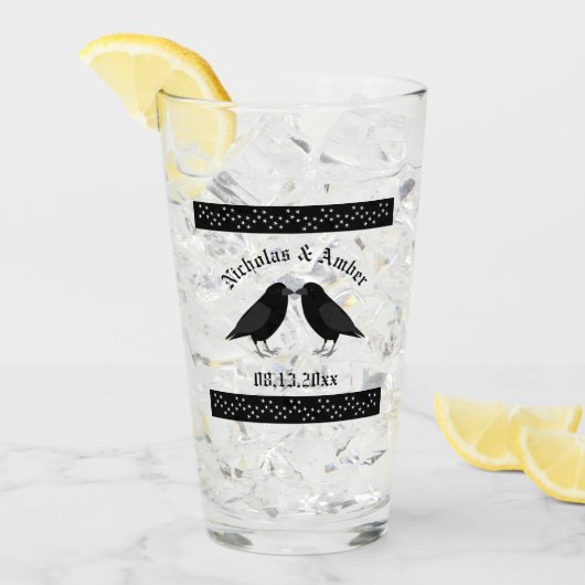 ゴシック結婚スキスをするラヴカスタムァン タンブラーグラス (アイス正面)