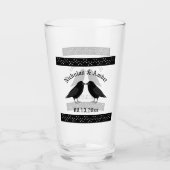 ゴシック結婚スキスをするラヴカスタムァン タンブラーグラス (正面)