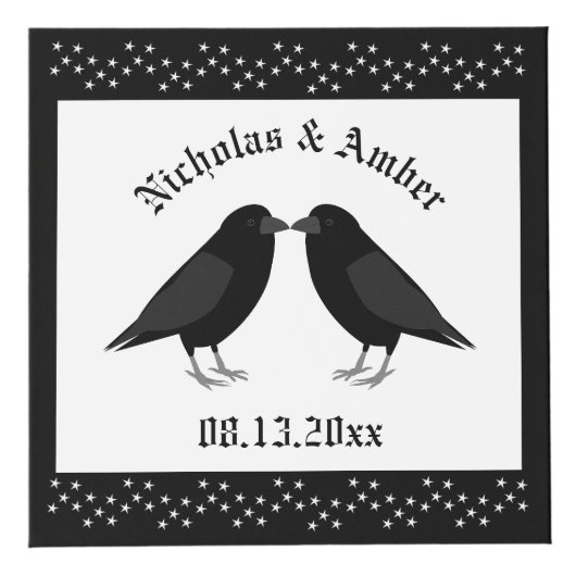 ゴシック結婚スキスをするラヴカスタムァン フォトキューブ (正面)