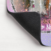 ゴシック結婚スケルトンのマウスパッド マウスパッド (コーナー)