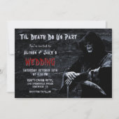 ゴシック結婚ス 招待状 (正面)