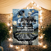 ゴシック結婚ズの可愛い骨格ダンスファンゴッホスタイル 招待状