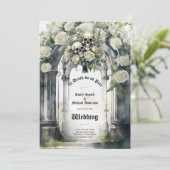 ゴシック結婚ズの白黒バラスカルフローラ 招待状 (スタンド正面)