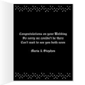 ゴシック結婚ズキスをするラヴェンスのカスタムウェディング (内側(右))