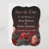 ゴシック結婚ズブラックレッドゴシックアンバー (正面)