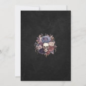 ゴシック結婚ズ暗黒結婚式招待状 招待状 (裏面)