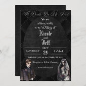 ゴシック結婚ズ暗黒結婚式招待状 招待状 (正面/裏面)