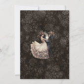 ゴシック結婚ズ暗黒結婚式招待状 招待状 (裏面)