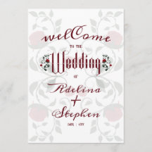 ゴシック結婚ズRed Roses Moody Order of Service