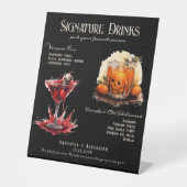 ゴシック結婚ズWhimsigoth 2 Signature Drinks Sign 台座サイン (正面)