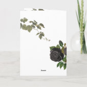 ゴシック結婚ハロウィーンの白いサービス順 プログラム (裏面)