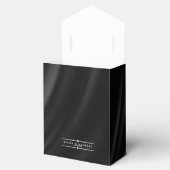 ゴシック結婚ブラックサテンのブラックID866 フェイバーボックス (オープン)