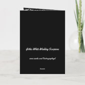 ゴシック結婚ホワイトサソリカスタムズ カード (裏面)