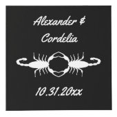 ゴシック結婚ホワイトサソリカスタムズ フォトキューブ (正面)