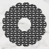 ゴシック結婚ホワイトサソリカスタムズ ワイングラスタグ (裏面)