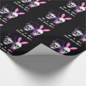 ゴシック結婚人のカップル ラッピングペーパー (角)