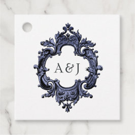 ゴシック結婚体の金箔付き枠 フェイバータグ