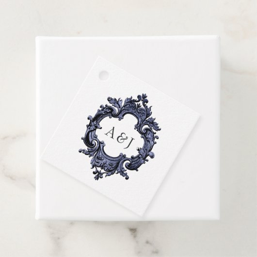 ゴシック結婚体の金箔付き枠 フェイバータグ (インサイチュ)