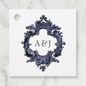 ゴシック結婚体の金箔付き枠 フェイバータグ (正面)