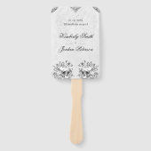 ゴシック結婚式 プログラム ハンドファン (正面)