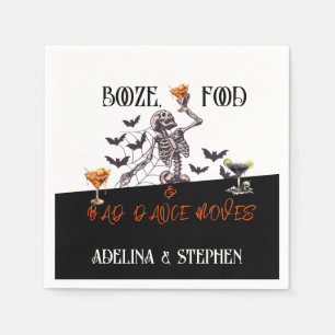 ゴシック結婚様式の骨組み料理の悪い踊り手 スタンダードカクテルナプキン