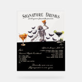 ゴシック結婚様式の骨組み看板ドリンク看板 アクリルサイン (正面)