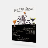 ゴシック結婚様式の骨組み看板ドリンク看板 アクリルサイン (傾斜)