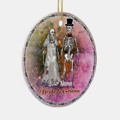 ゴシック結婚骨格オーナメント セラミックオーナメント (右)