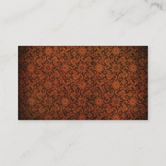 ゴシック縁どヴィンテージビクトリアン 名刺 (裏面)