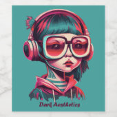 ゴシック美学 ワインラベル (シングルラベル)