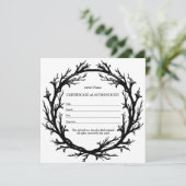 ゴシック美術品認定証 シーズンカード (スタンド正面)